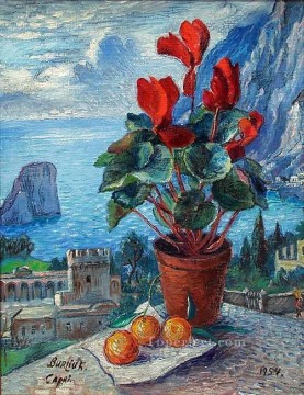 ciclamen 1954 decoración moderna flores Pinturas al óleo